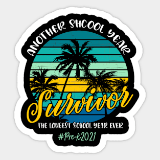 2021 The Longest School Year Ever PRE-K  2021 Sticker